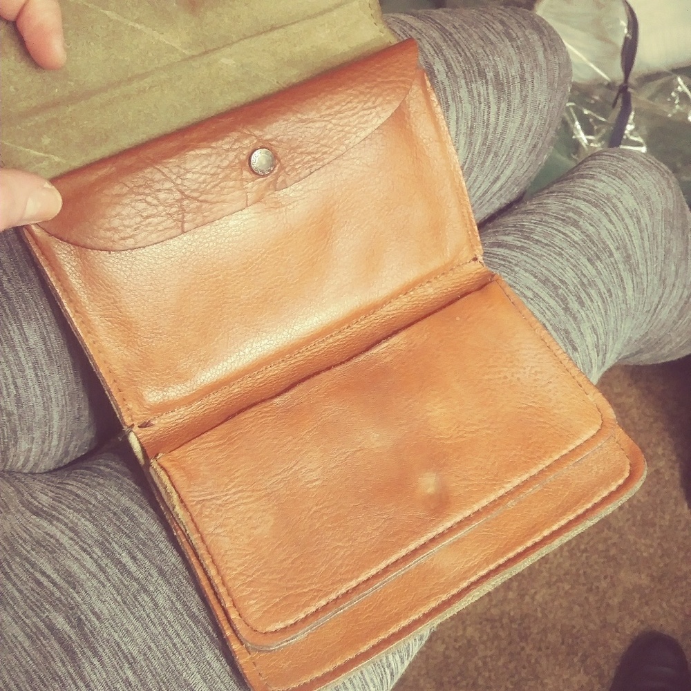 Vintage Leather Pocketbook